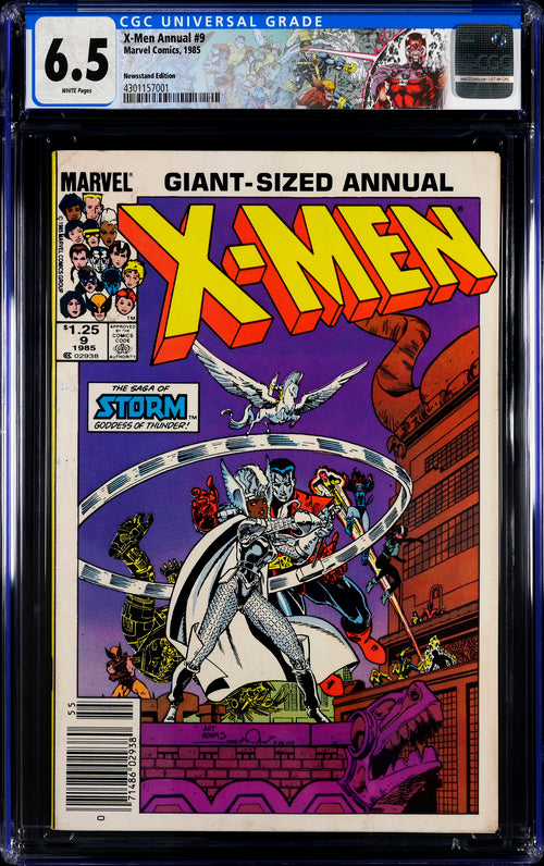 X-Men Annual #9 Newsstand Edition CGC 6.5 - Marvel Comics 1985