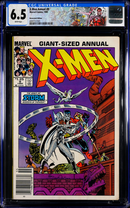 X-Men Annual #9 Newsstand Edition CGC 6.5 - Marvel Comics 1985