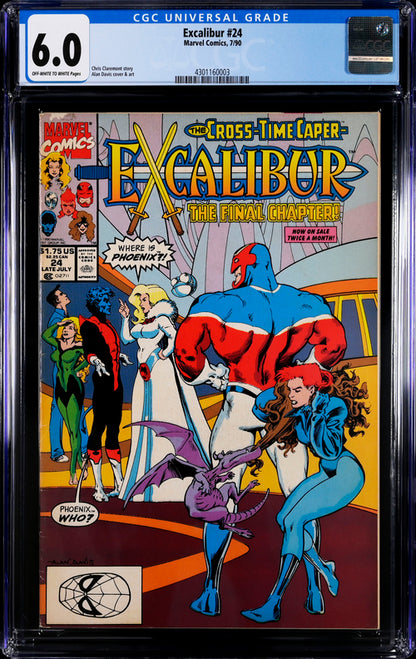 Excalibur #24 CGC 6.0 - Marvel Comics 7/90