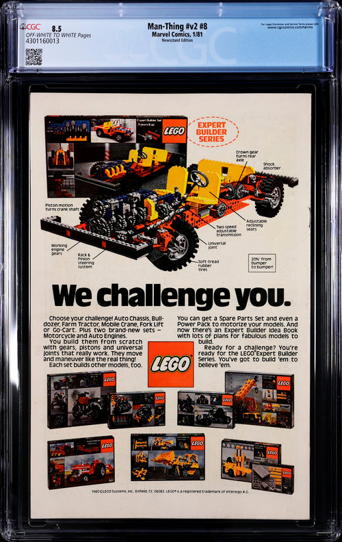 Man-Thing v2 #8 Newsstand Edition CGC 8.5 - Marvel Comics 1/81