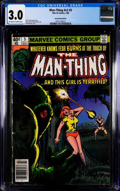 Man-Thing v2 #5 Newsstand Edition CGC 3.0 - Marvel Comics 7/80