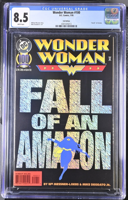 Wonder Woman #100 Foil Edition CGC 8.5 - DC Comics 7/95
