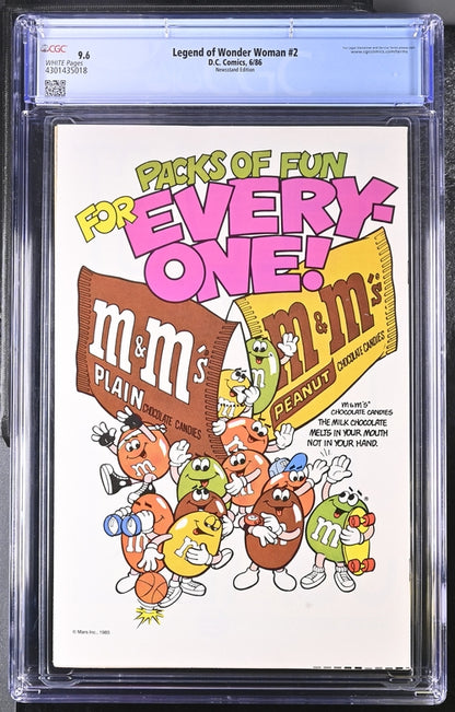 Legend of Wonder Woman #2 Newsstand Edition CGC 9.6 - DC Comics 6/86