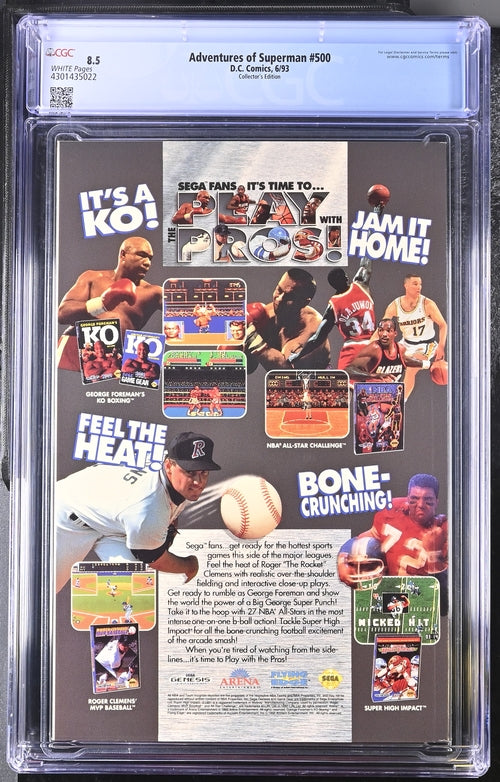 Adventures of Superman #500 Collector's Edition CGC 8.5 - DC Comics 6/93