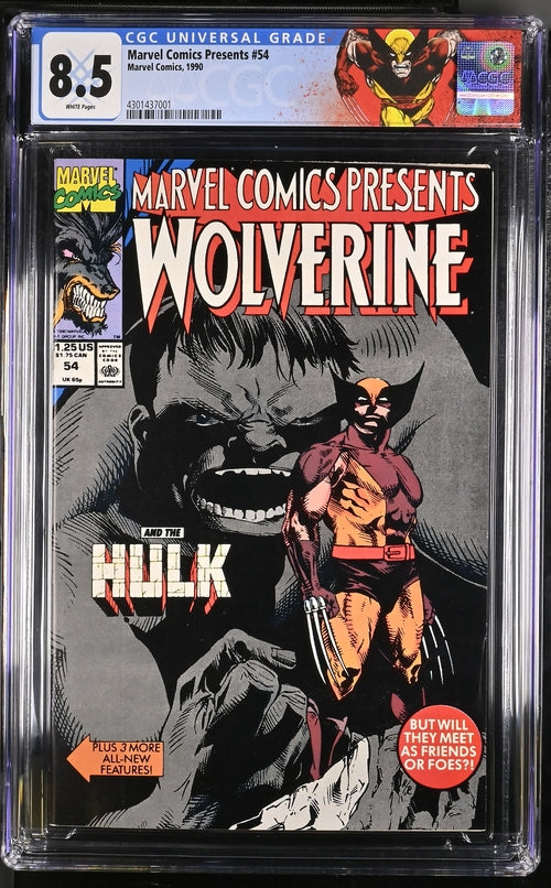 Marvel Comics Presents #54 CGC 8.5 - Marvel Comics 1990