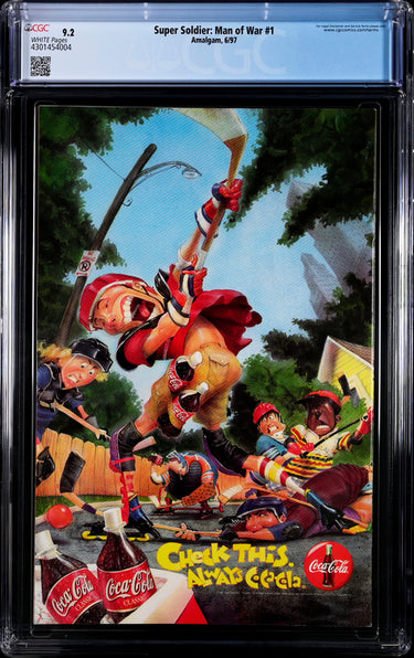 Super Soldier: Man of War #1 CGC 9.2 - Amalgam 6/97