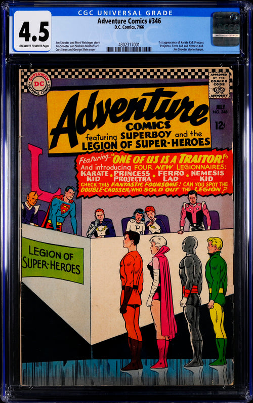 Adventure Comics #346 CGC 4.5 - DC Comics 7/66