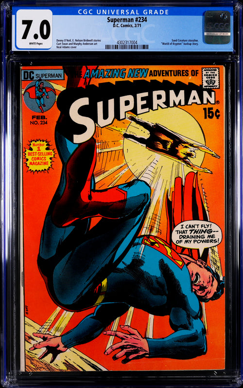 Superman #234 CGC 7.0 - DC Comics 2/71