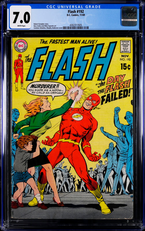 Flash #192  CGC 7.0 - DC Comics 11/69