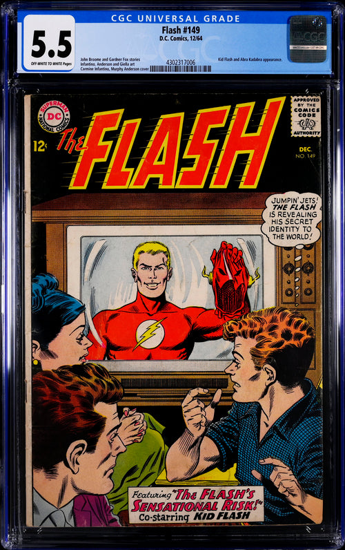 Flash #149 CGC 5.5 - DC Comics 12/64