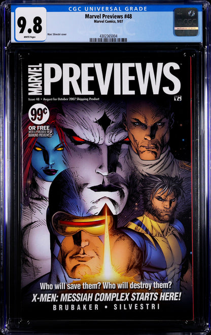 Marvel Previews #48 CGC 9.8 - Marvel Comics 9/07