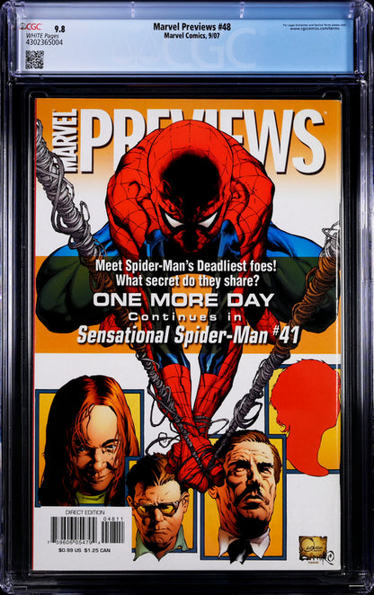 Marvel Previews #48 CGC 9.8 - Marvel Comics 9/07