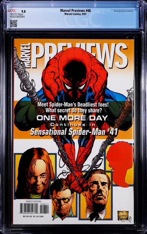 Marvel Previews #48 CGC 9.8 - Marvel Comics 9/07