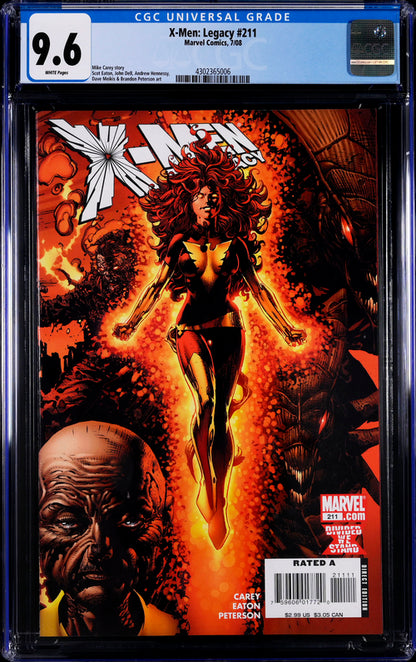 X-Men: Legacy #211 CGC 9.6 - Marvel Comics 7/08