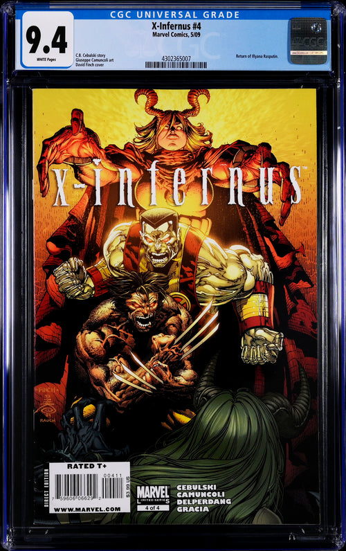 X-Infernus #4 CGC 9.4 - Marvel Comics 5/09