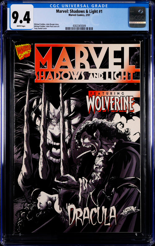 Marvel: Shadows & Light #1 CGC 9.4 - Marvel Comics 2/97