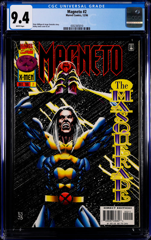 Magneto #2 CGC 9.4 - Marvel Comics 12/96