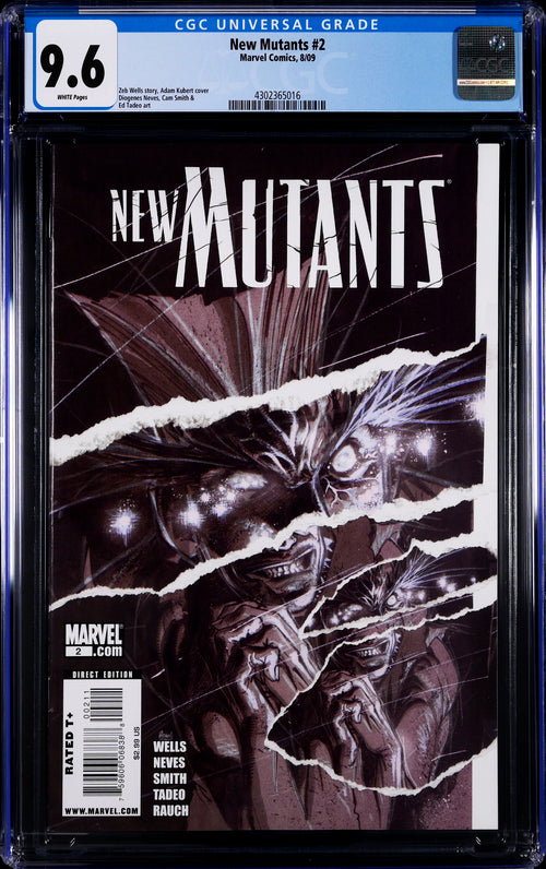 New Mutants #2 CGC 9.6 - Marvel Comics 8/09