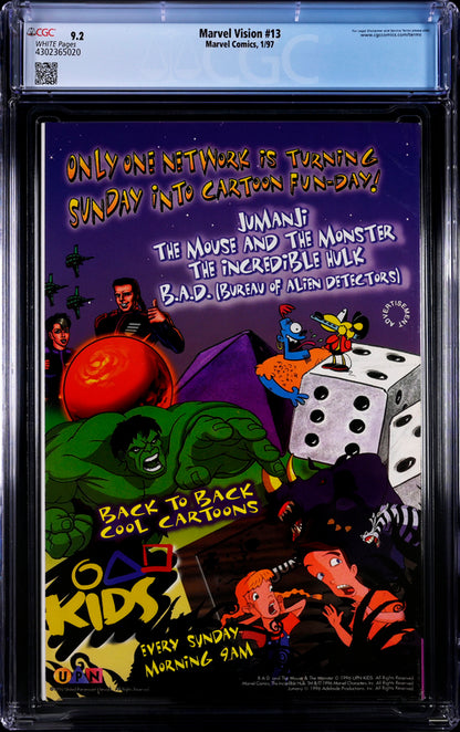 Marvel Vision #13 CGC 9.2 - Marvel Comics 1/97