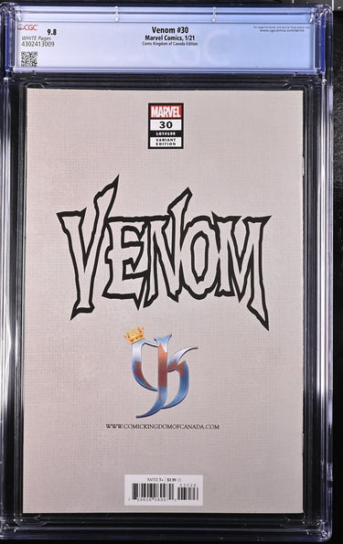 Venom #30 Comic Kingdom of Canada Edition CGC 9.8 - Marvel Comics 1/21