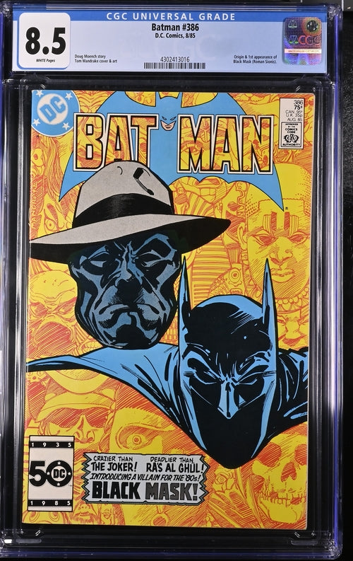 Batman #386 CGC 8.5 - DC Comics 8/85