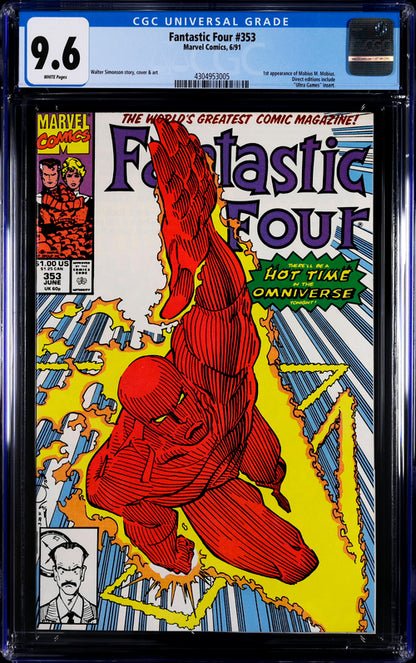 Fantastic Four #353 CGC 9.6 - Marvel Comics 6/91