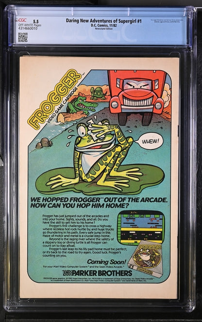 Daring New Adventures of Supergirl #1 Newsstand Edition CGC 5.5 - DC Comics 11/82