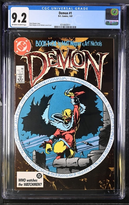 Demon #1 CGC 9.2 - DC Comics 1/87