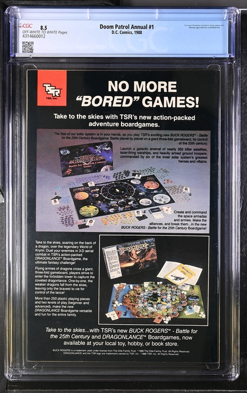 Doom Patrol Annual #1 CGC 8.5 - DC Comics 1988