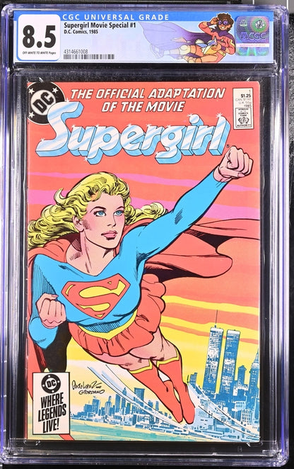 Supergirl Movie Special #1 CGC 8.5 - DC Comics 1985