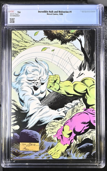 Incredible Hulk and Wolverine #1  CGC 9.6 - Marvel Comics 10/86