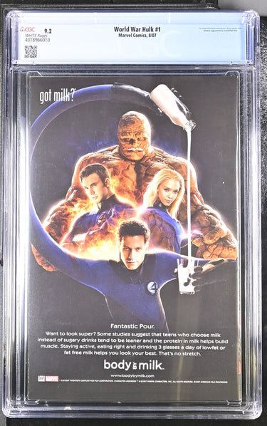 World War Hulk #1 CGC 9.2 - Marvel Comics 8/07