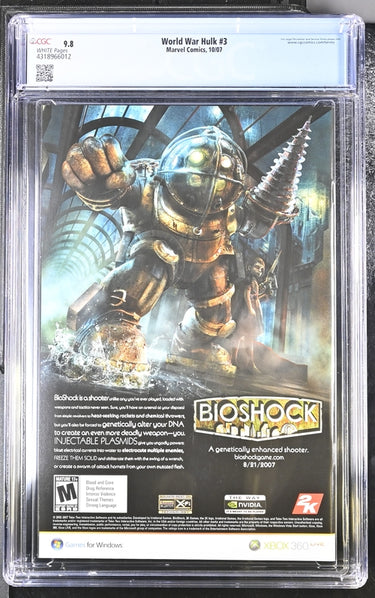 World War Hulk #3 CGC 9.8 - Marvel Comics 10/07