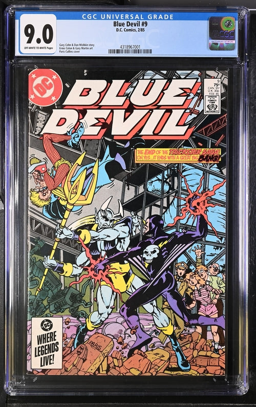 Blue Devil #9 CGC 9.0 - DC Comics 2/85
