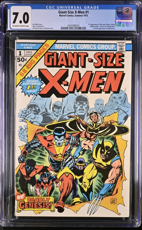 Giant-Size X-Men #1 Marvel Comics  CGC  7.0