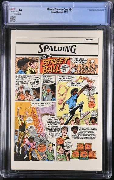 Marvel Two-In-One #34 CGC 8.5 - Marvel Comics 12/77