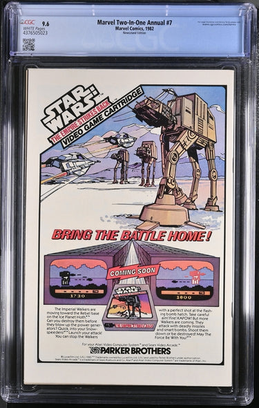 Marvel Two-In-One Annual #7 Newsstand Edition CGC 9.6 - Marvel Comics 1982
