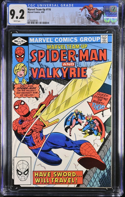 Marvel Team-Up #116 CGC 9.2 - Marvel Comics 4/82