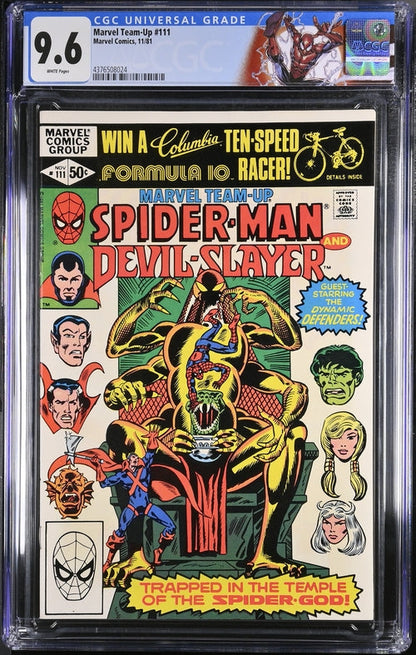 Marvel Team-Up #111 CGC 9.6 - Marvel Comics 11/81
