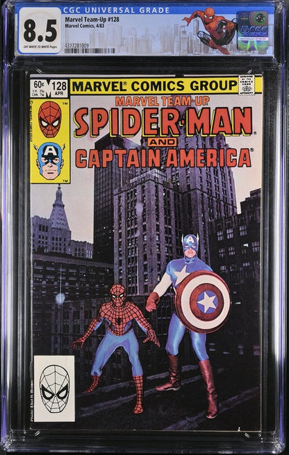 Marvel Team-Up #128 CGC 8.5 - Marvel Comics 4/83
