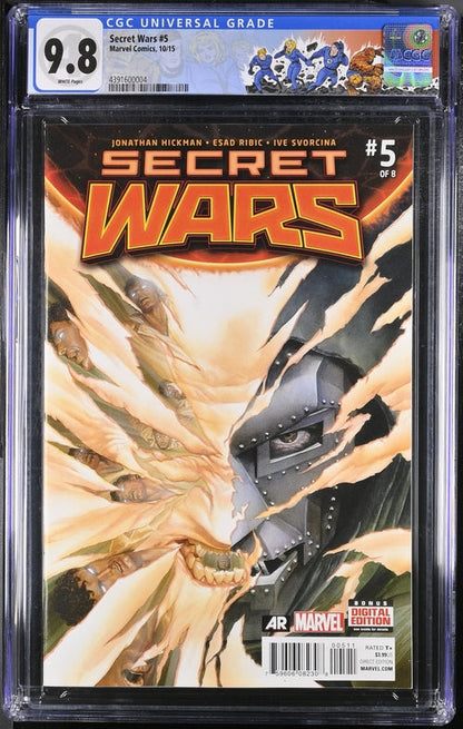 Secret Wars #5 CGC 9.8 - Marvel Comics 10/15