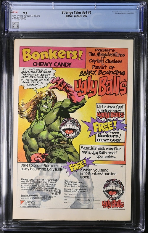 Strange Tales #2 V2 CGC 9.4 - Marvel Comics 5/87
