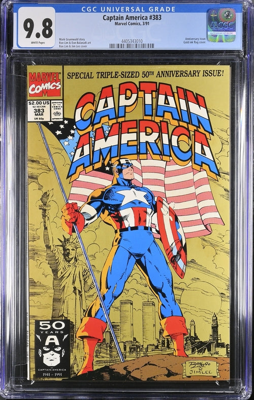 Captain America #383 CGC 9.8 - Marvel Comics 3/91