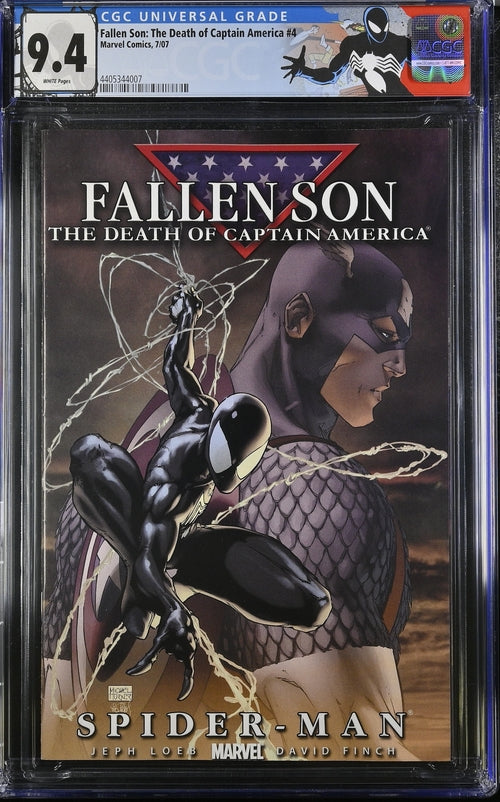 Fallen Son: The Death of Captain America #4 CGC 9.4 - Marvel Comics 7/07