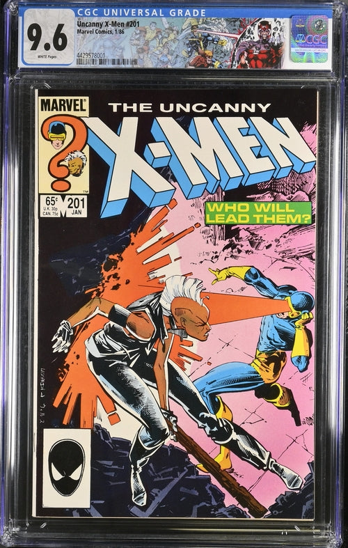 Uncanny X-Men #201 CGC 9.6 - Marvel Comics 1/86
