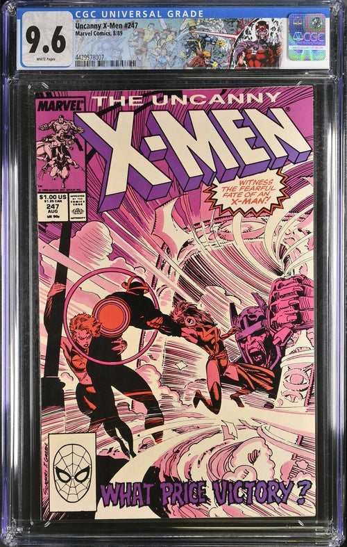 Uncanny X-Men #247 CGC 9.6 - Marvel Comics 8/89