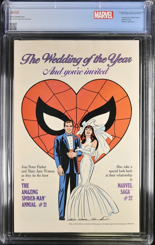 Uncanny X-Men #221 Newsstand Edition CGC 9.4 - Marvel Comics 9/87