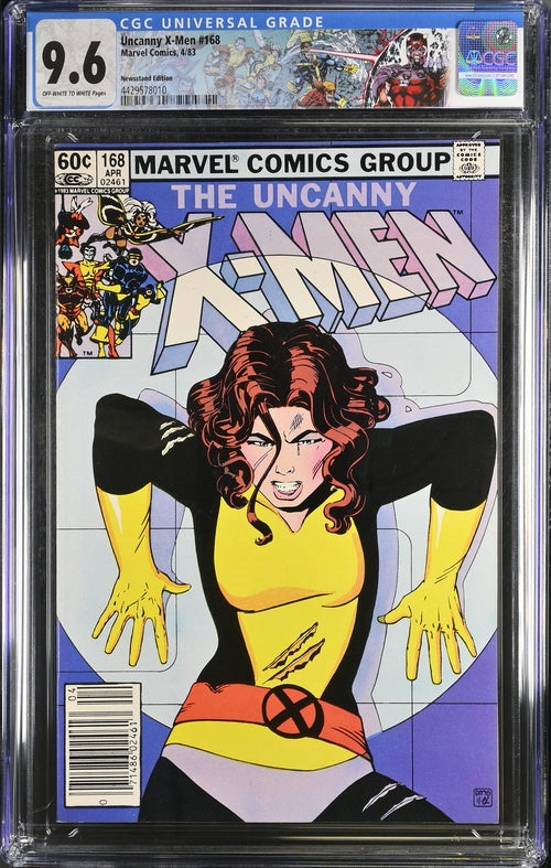 Uncanny X-Men #168 Newsstand Edition CGC 9.6 - Marvel Comics 4/83