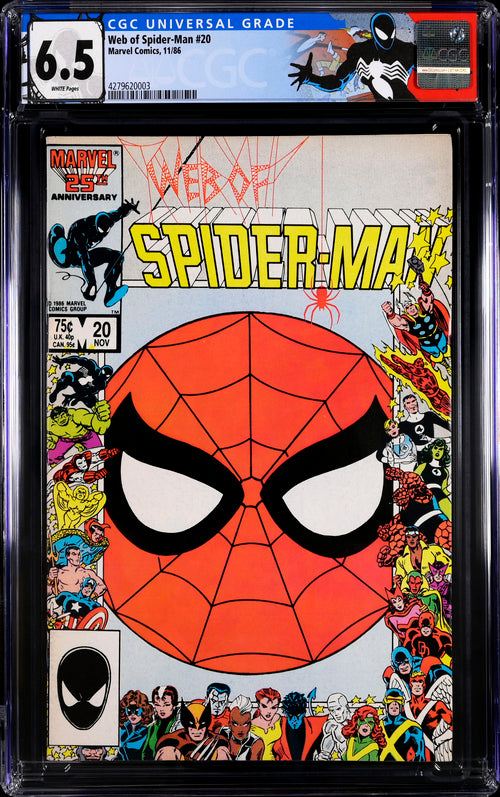 Web of Spider-Man #20 CGC 6.5 - Marvel Comics 11/86