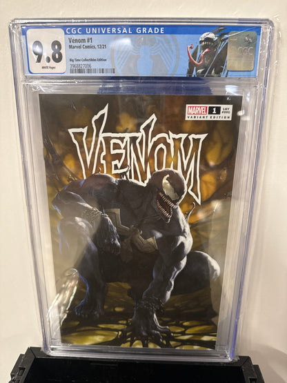Venom #1 Big Time Collectibles Edition CGC 9.8 - Marvel Comics 12/21